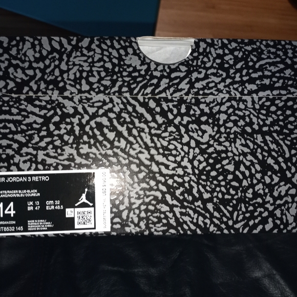 Jordan retro 3 Racer Blue - Picture 8 of 9